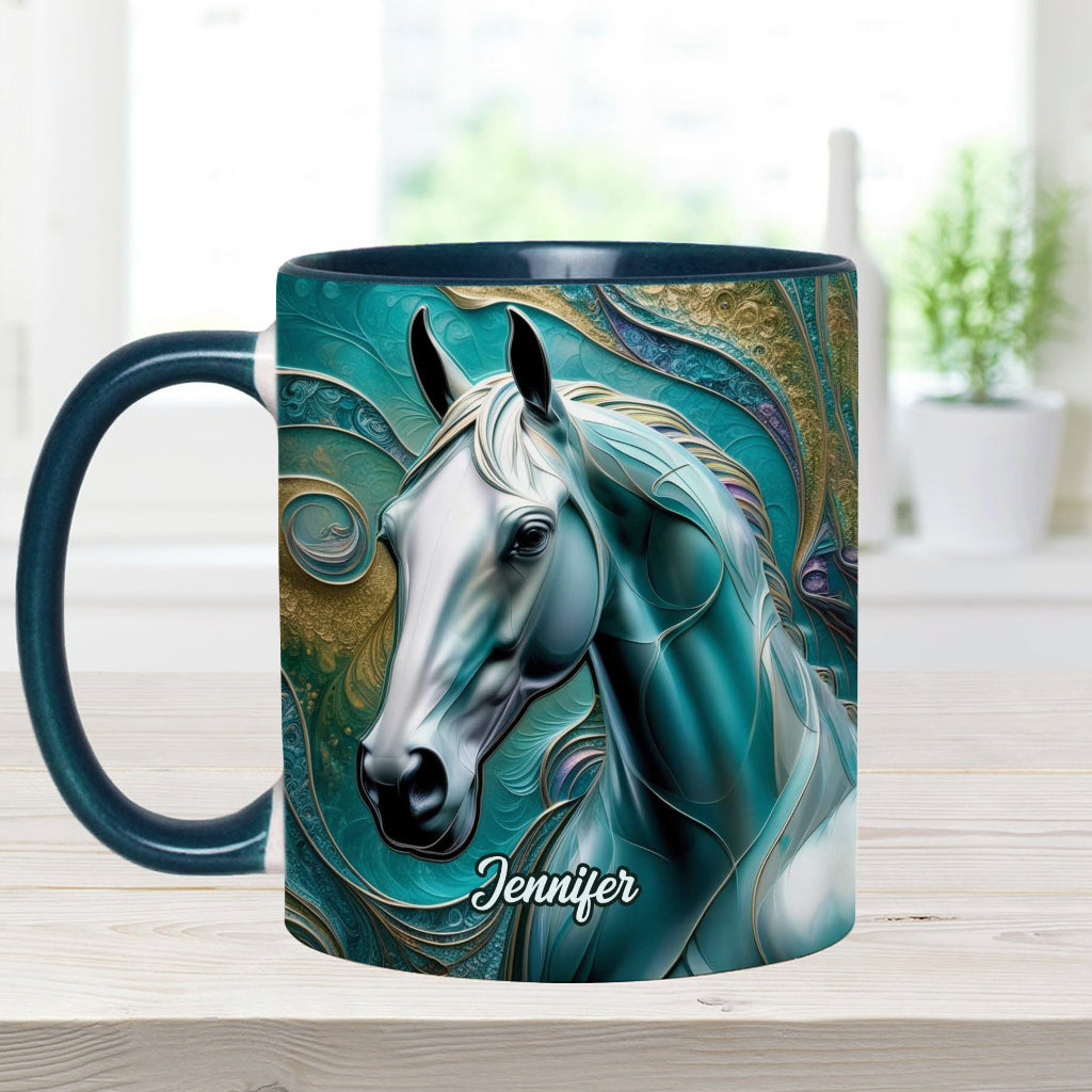 Beautiful Horse - Personalized Horse Accent Mug