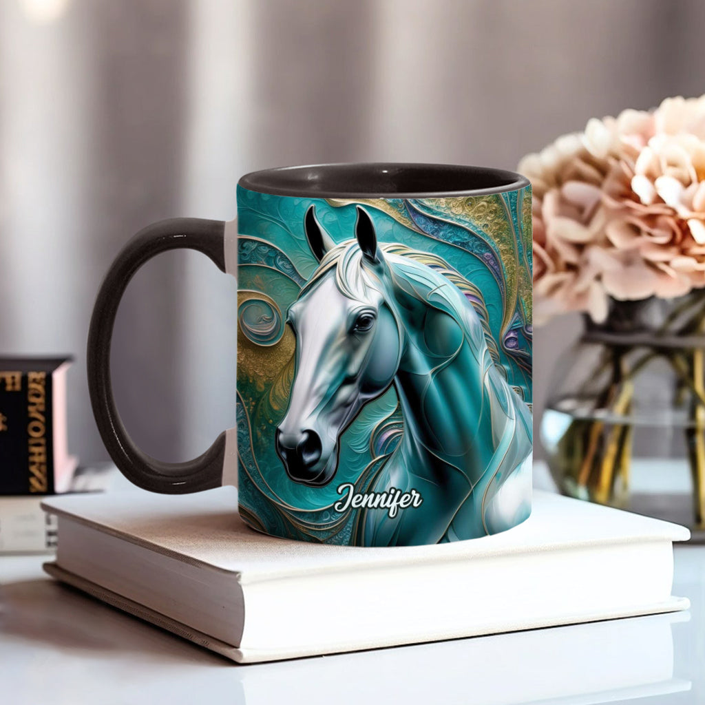Beautiful Horse - Personalized Horse Accent Mug