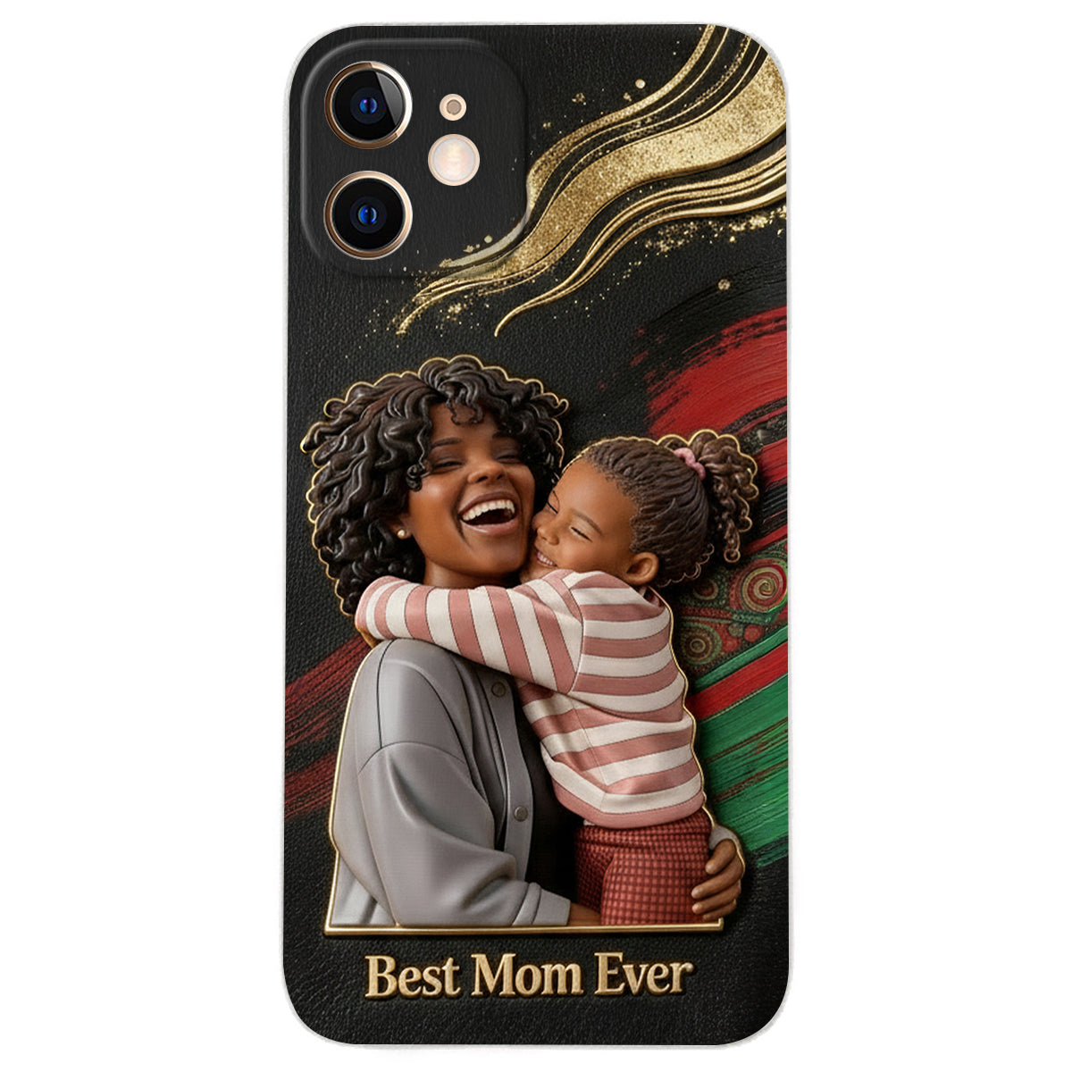 Black Pride, Black History Month - Personalized African American Leather Phone Case