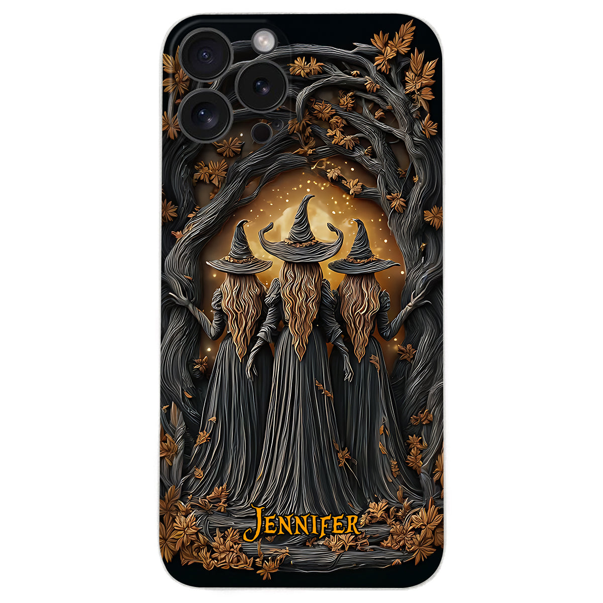 Best Witches - Personalized Witch Leather Phone Case