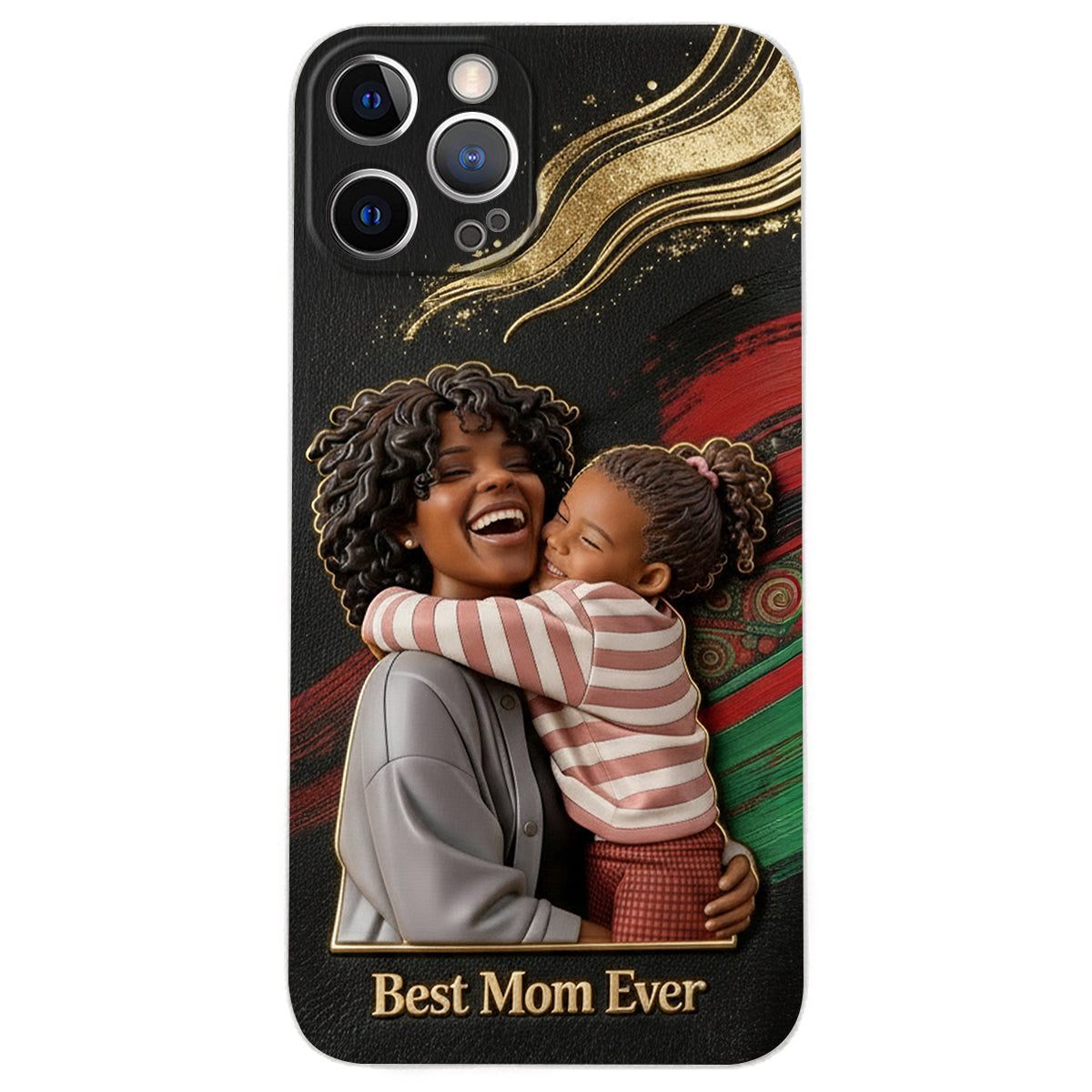 Black Pride, Black History Month - Personalized African American Leather Phone Case