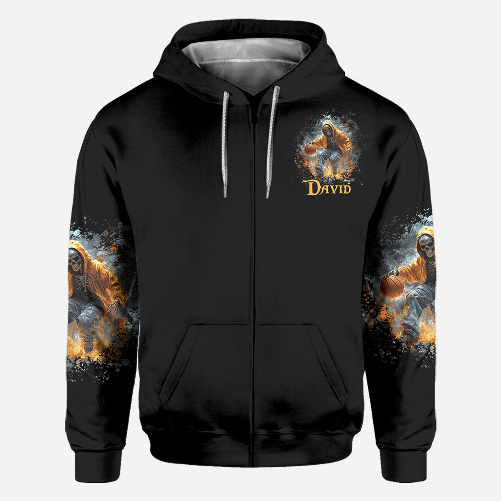 Basketball Is In My Bones - Personalized Basketball All Over Shirt