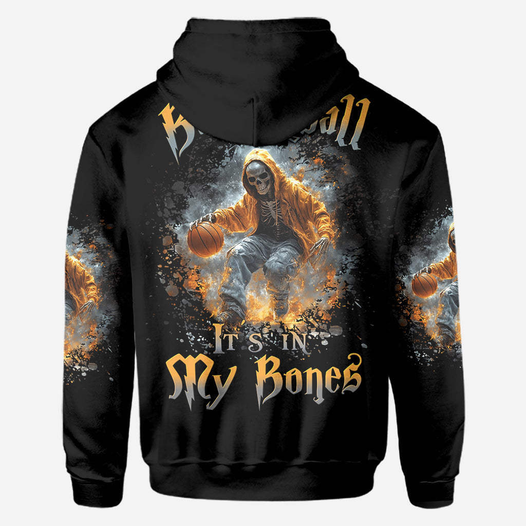 Basketball Is In My Bones - Personalized Basketball All Over Shirt