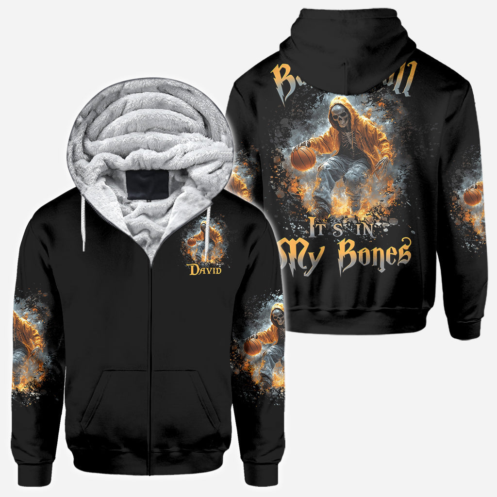 Basketball Is In My Bones - Personalized Basketball All Over Shirt