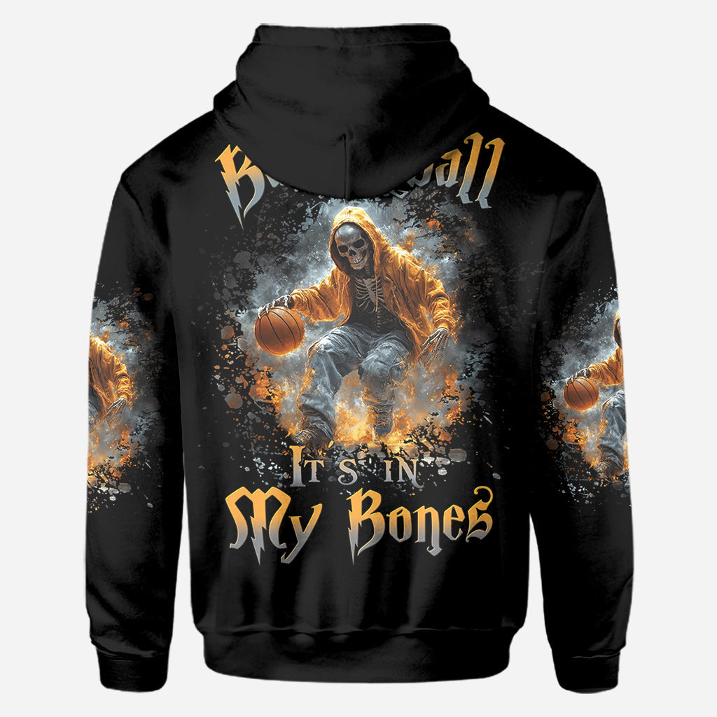 Basketball Is In My Bones - Personalized Basketball All Over Shirt