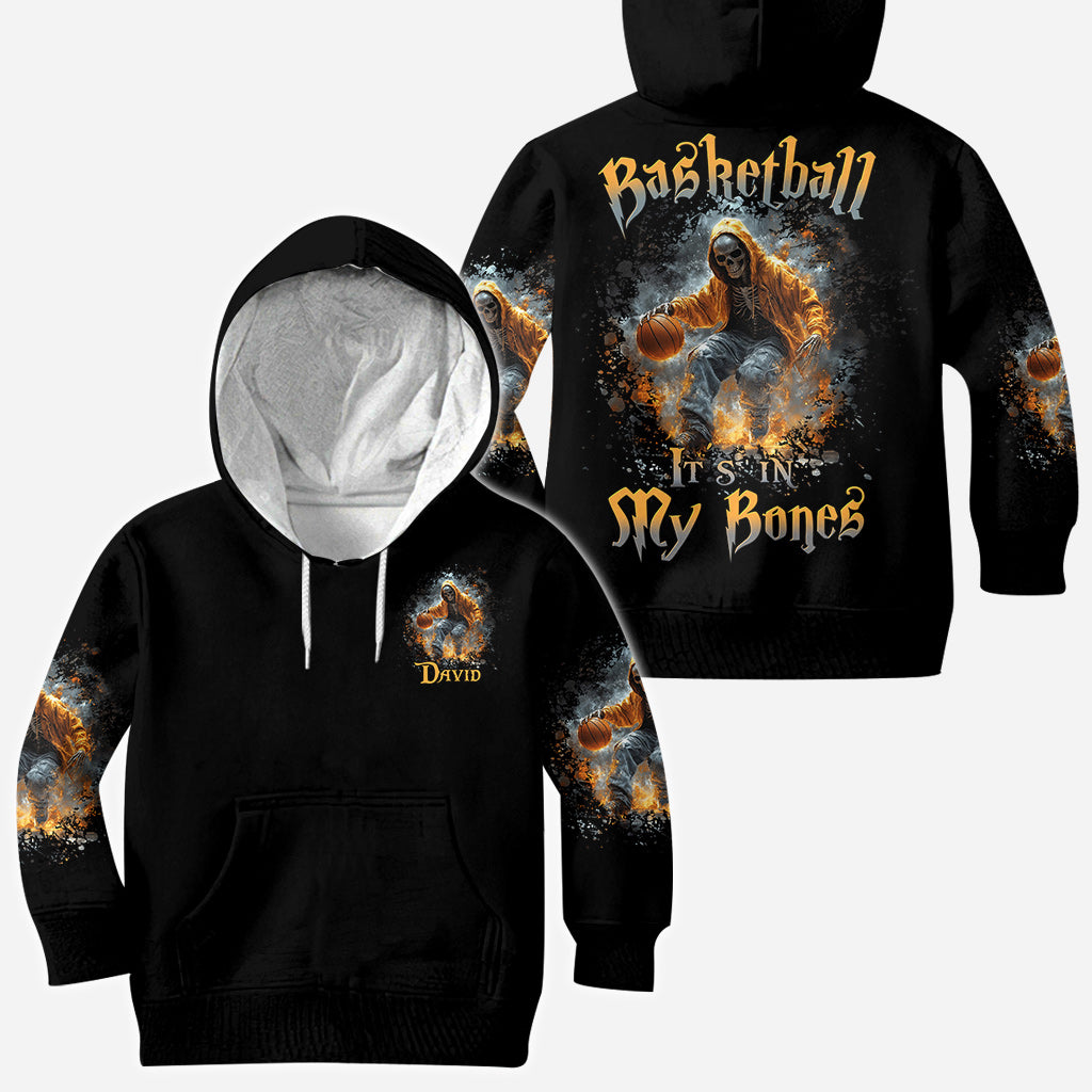 Basketball Is In My Bones - Personalized Basketball All Over Shirt