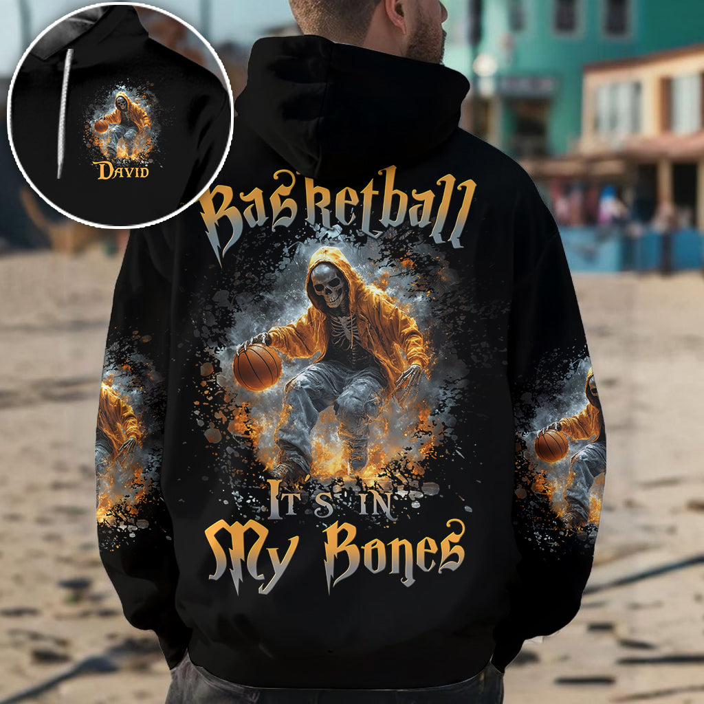 Basketball Is In My Bones - Personalized Basketball All Over Shirt