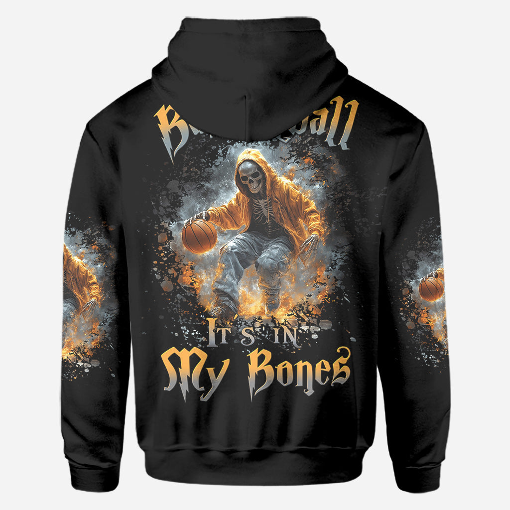 Basketball Is In My Bones - Personalized Basketball All Over Shirt