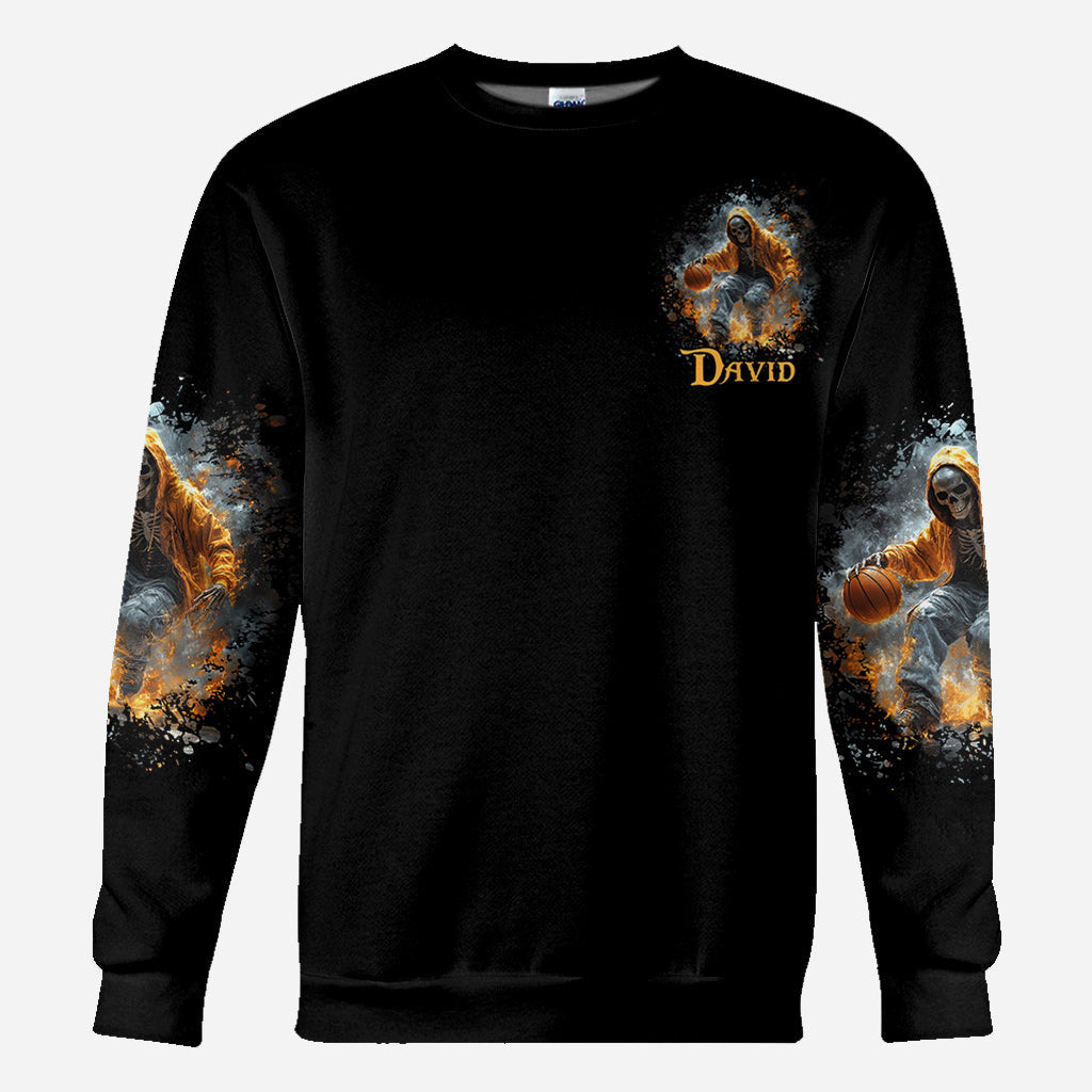 Basketball Is In My Bones - Personalized Basketball All Over Shirt