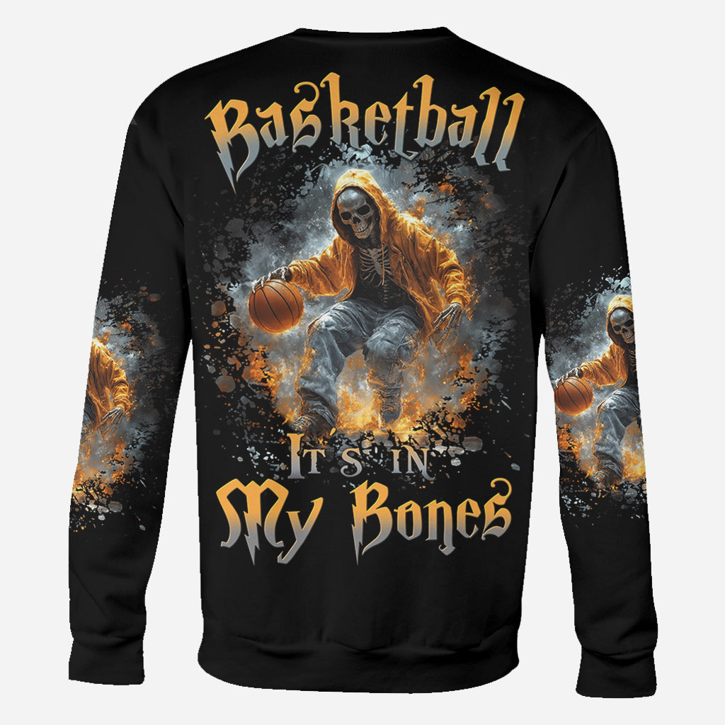 Basketball Is In My Bones - Personalized Basketball All Over Shirt