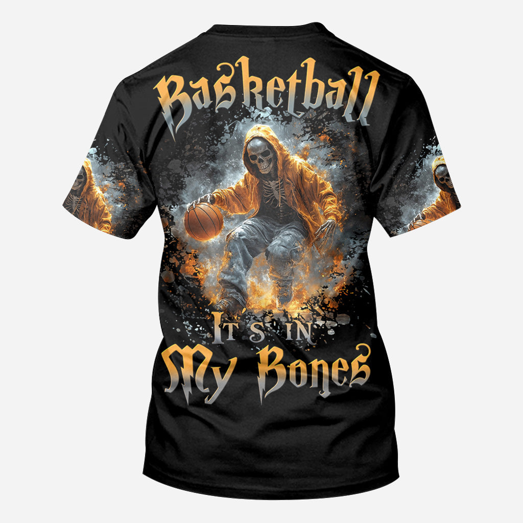 Basketball Is In My Bones - Personalized Basketball All Over Shirt