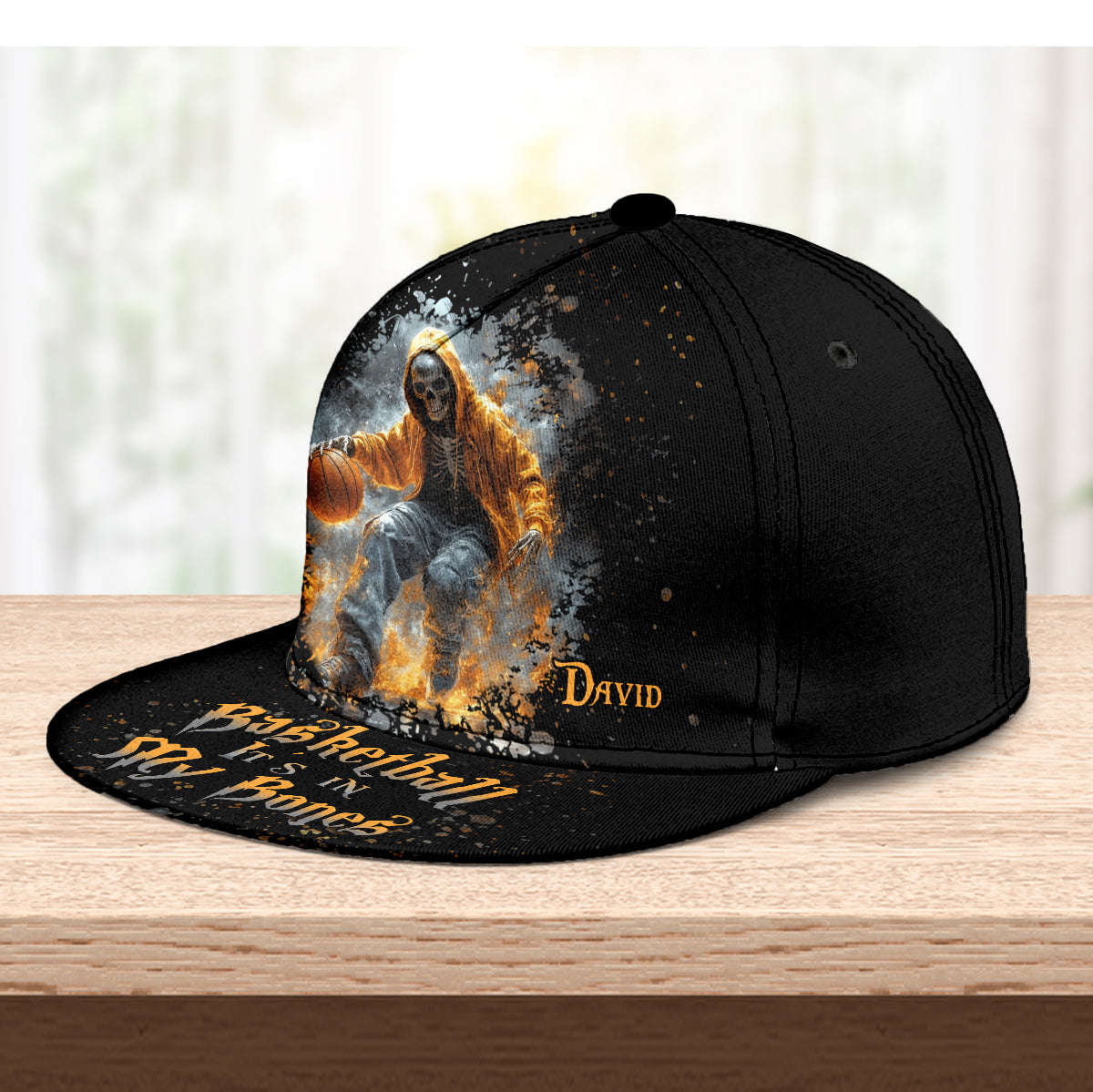 Basketball Is In My Bones - Personalized Basketball Snapback