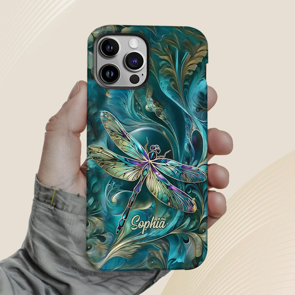 Beautiful Dragonfly - Personalized Dragonfly Full Print Phone Case