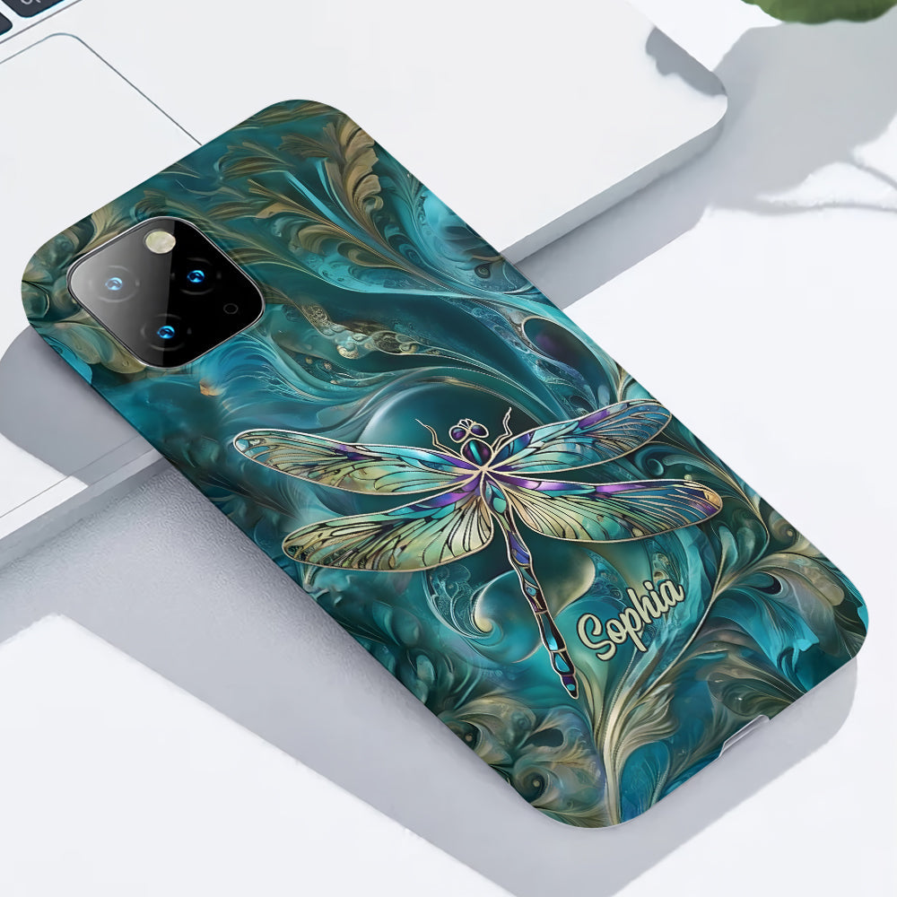 Beautiful Dragonfly - Personalized Dragonfly Full Print Phone Case
