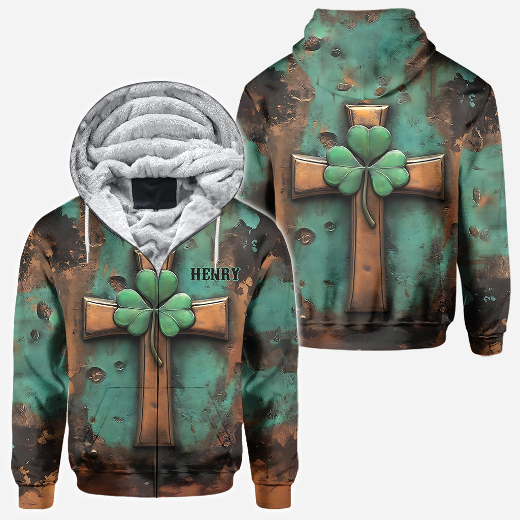 Vintage Irish Cross - Personalized Saint Patrick's Day All Over Shirt