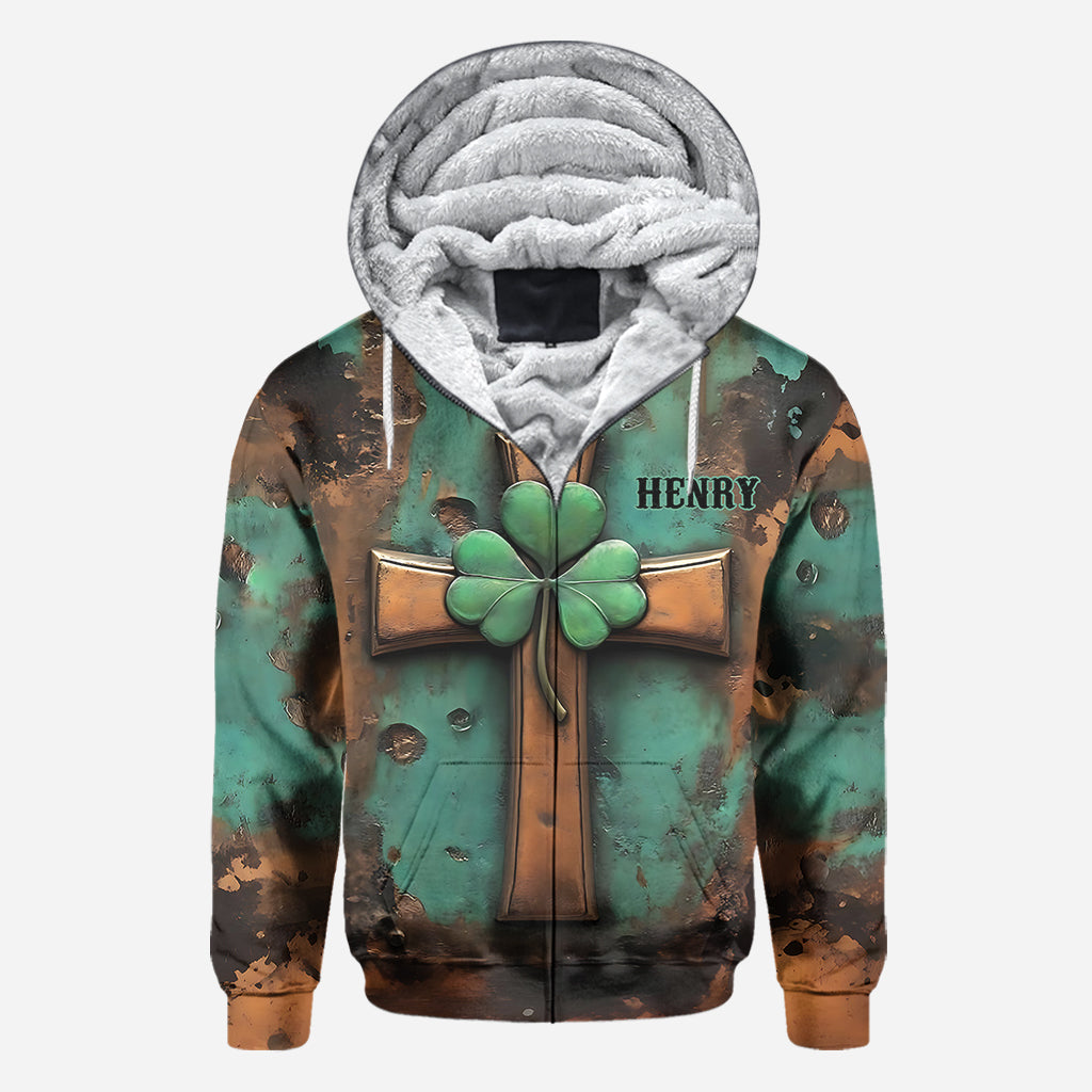 Vintage Irish Cross - Personalized Saint Patrick's Day All Over Shirt