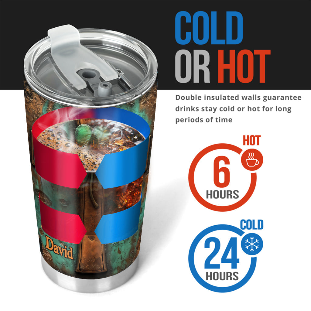 Vintage Irish Cross - Personalized Saint Patrick's Day Tumbler