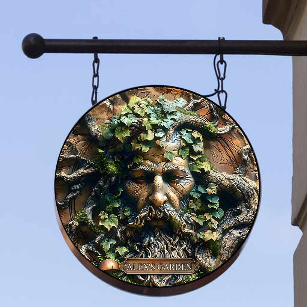 My Garden - Personalized Gardening Round Metal Sign