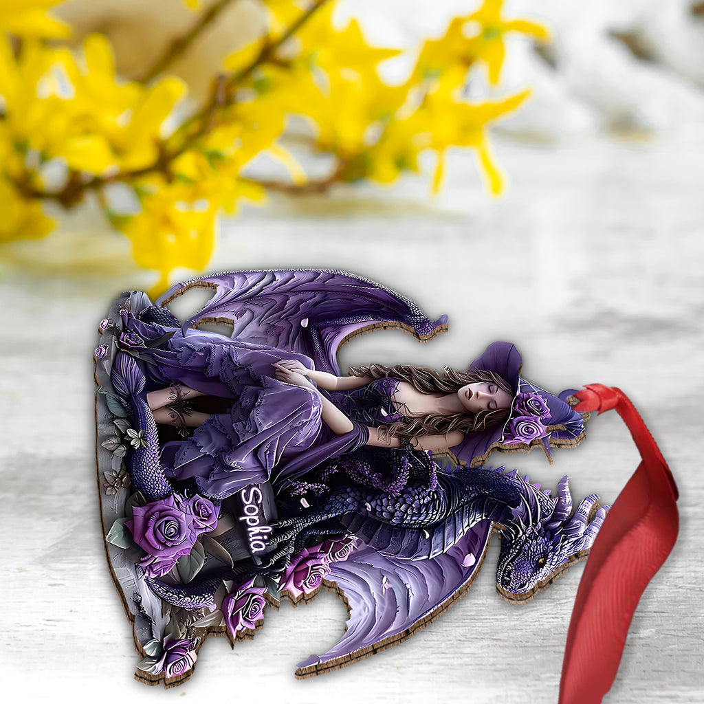 Heart Of A Dragon - Personalized Witch Ornament