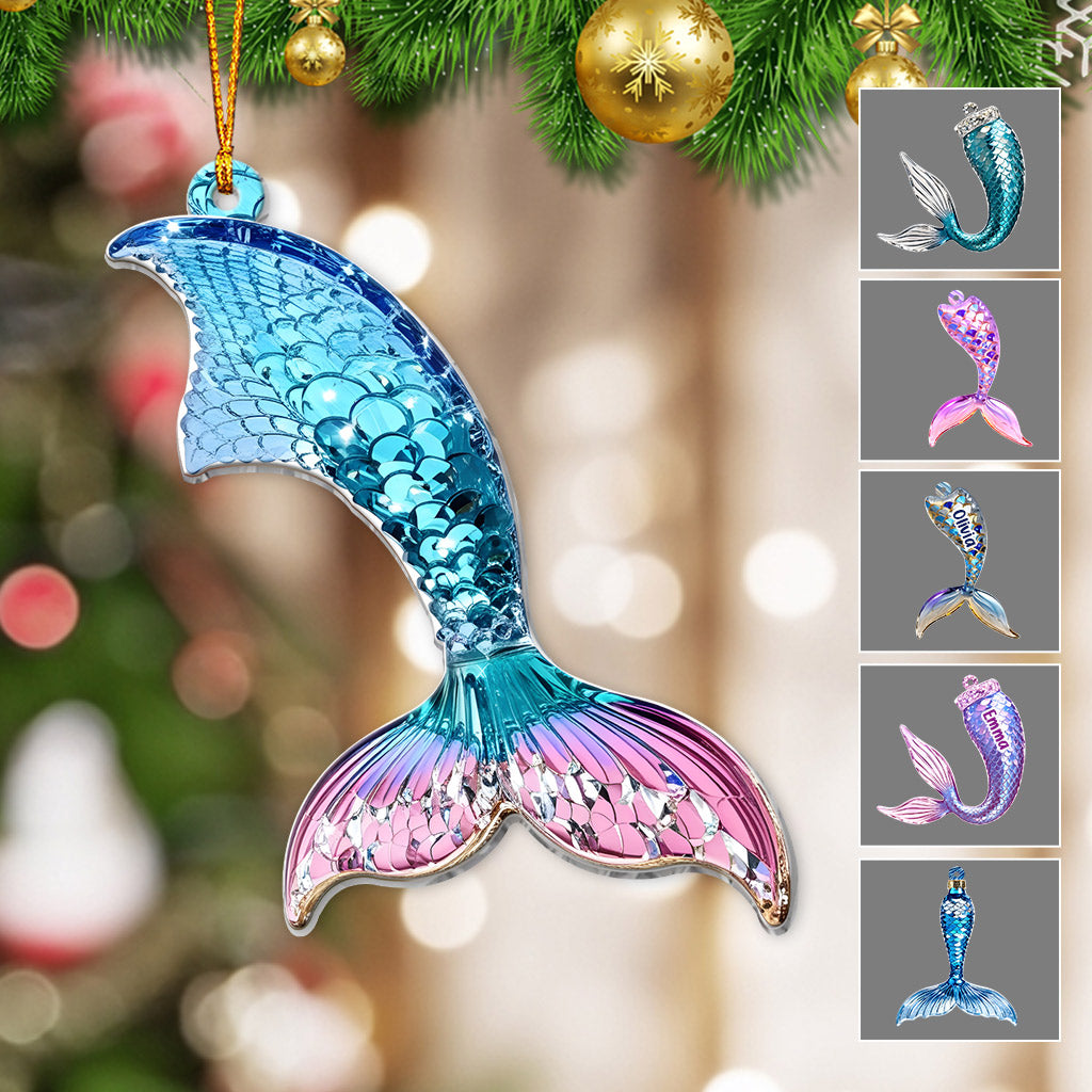 Stunning Tail - Personalized Mermaid Ornament