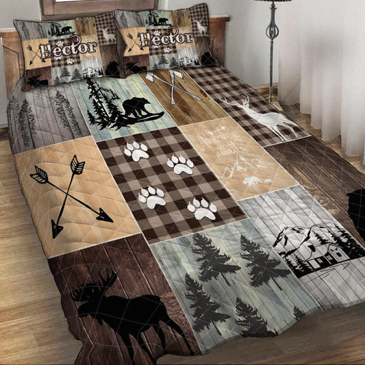 Love Hunting - Personalized Hunting Quilt Set