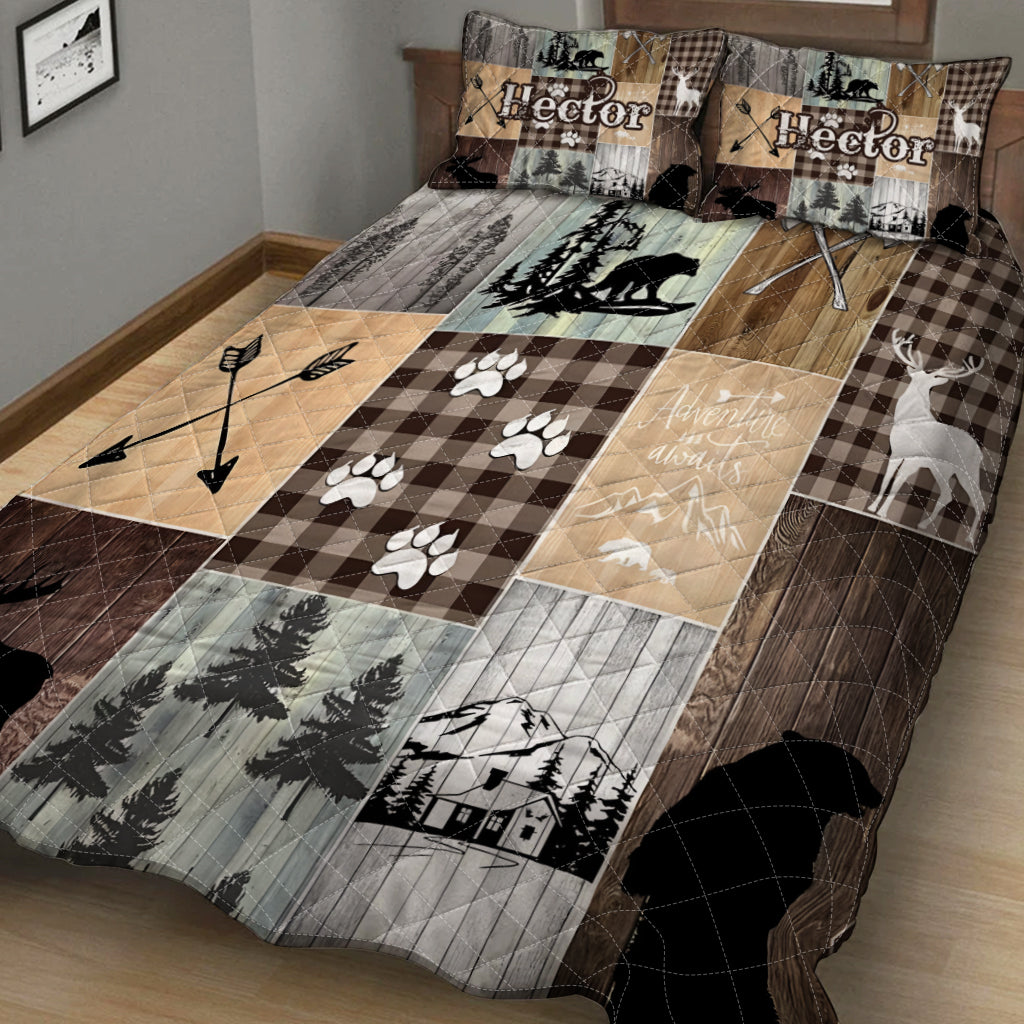 Love Hunting - Personalized Hunting Quilt Set