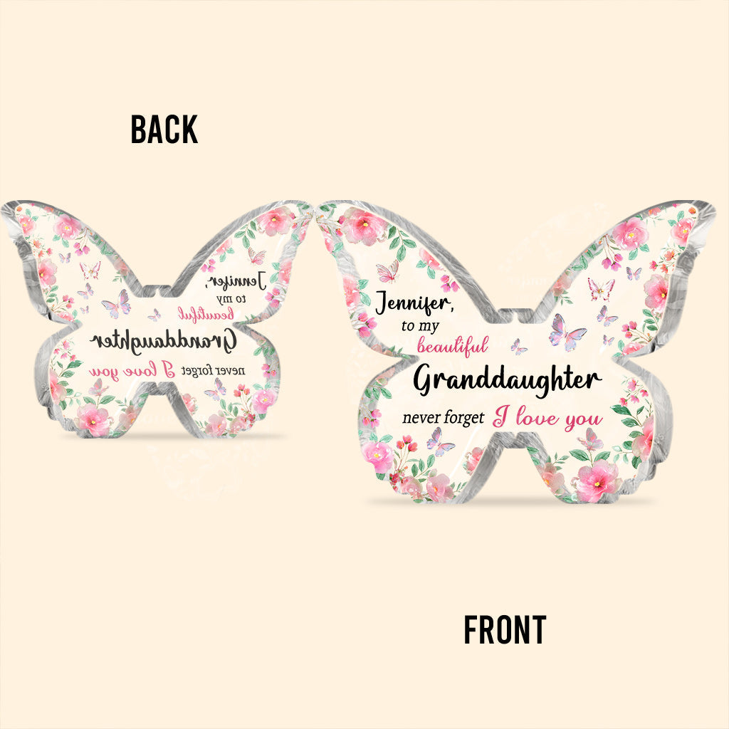 I Love You - Personalized Grandma Custom Shaped Acrylic Plaque