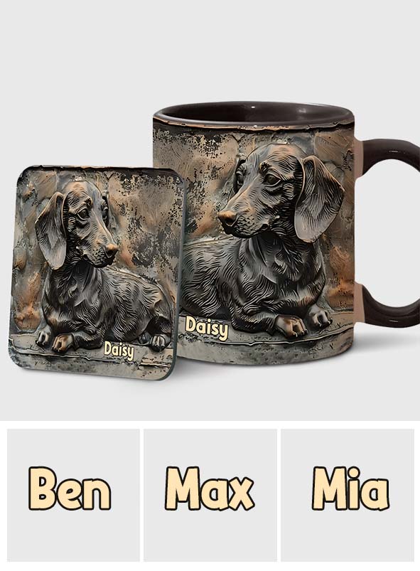 Love Dachshunds - Personalized Dachshund Accent Mug