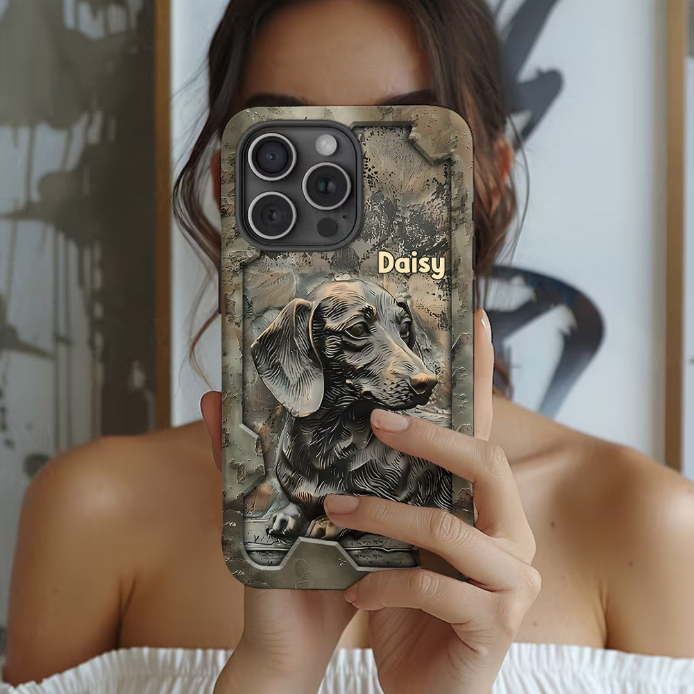 Life Is Better With My Dachshund - Personalized Dog Full Print Phone Case