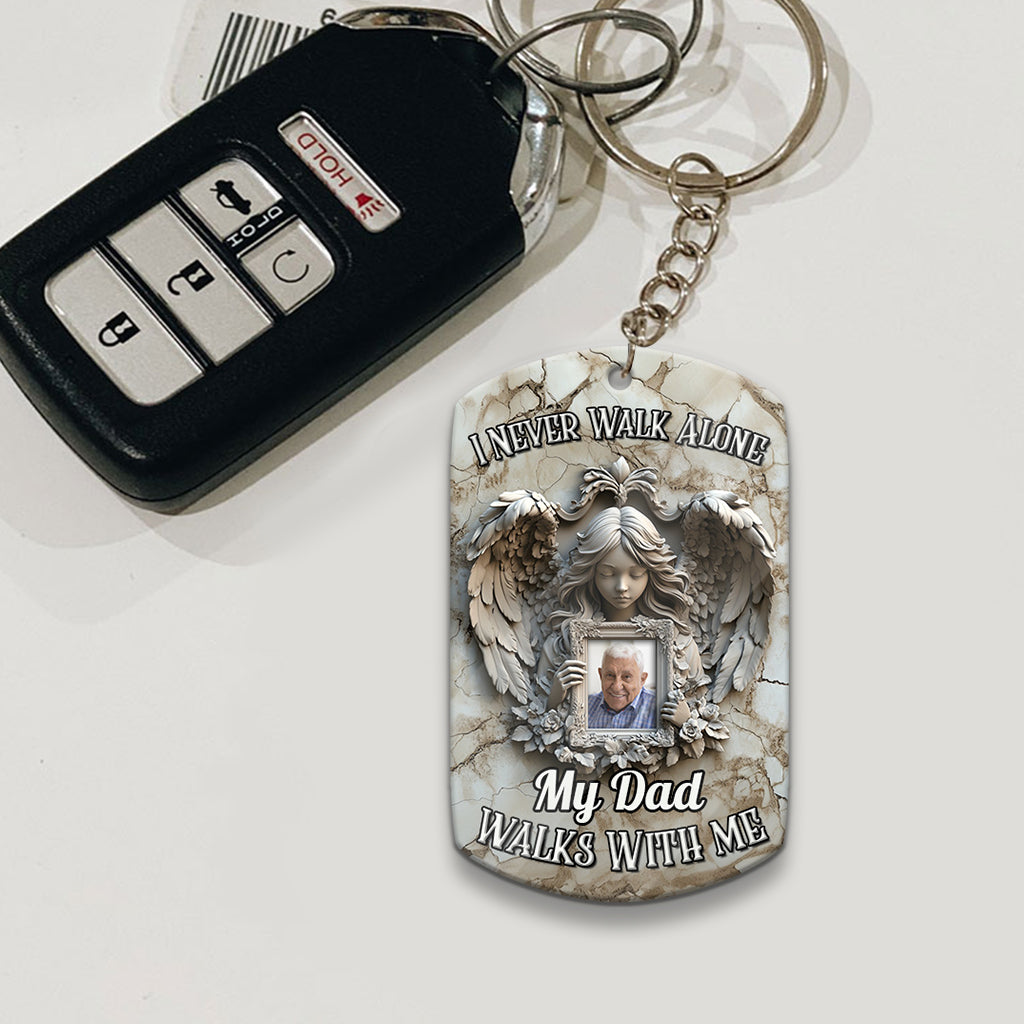 Angel Wings - Personalized Memorial Keychain