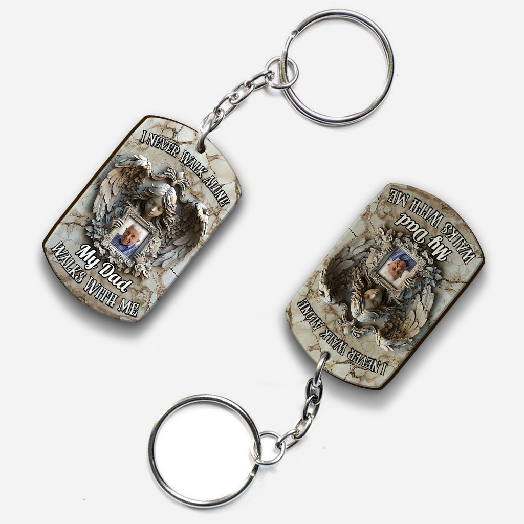 Angel Wings - Personalized Memorial Keychain