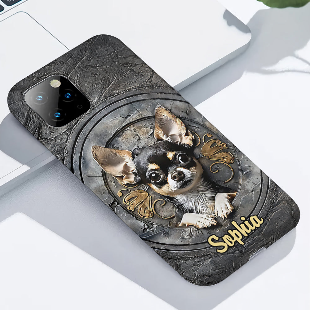 Adorable Chihuahua - Personalized Dog Full Print Phone Case