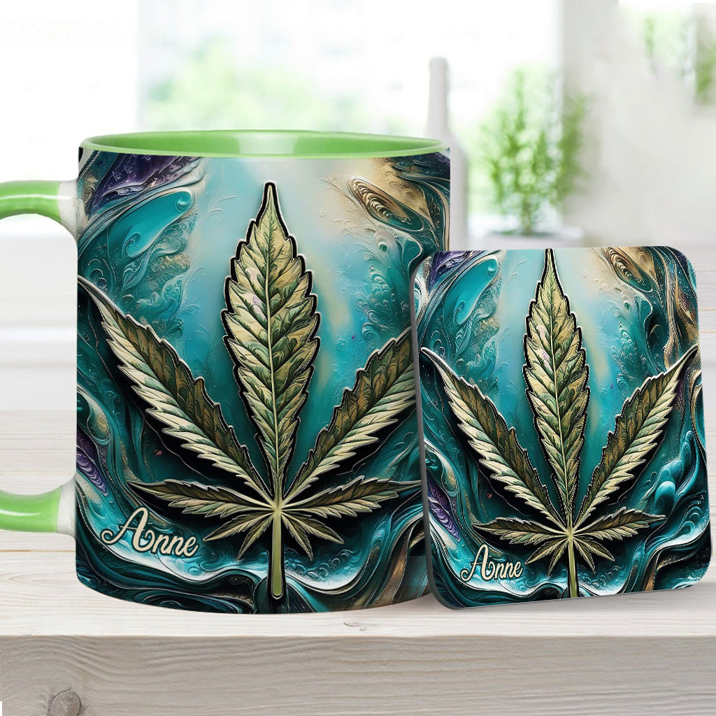 Psychedelic - Personalized Weed Accent Mug