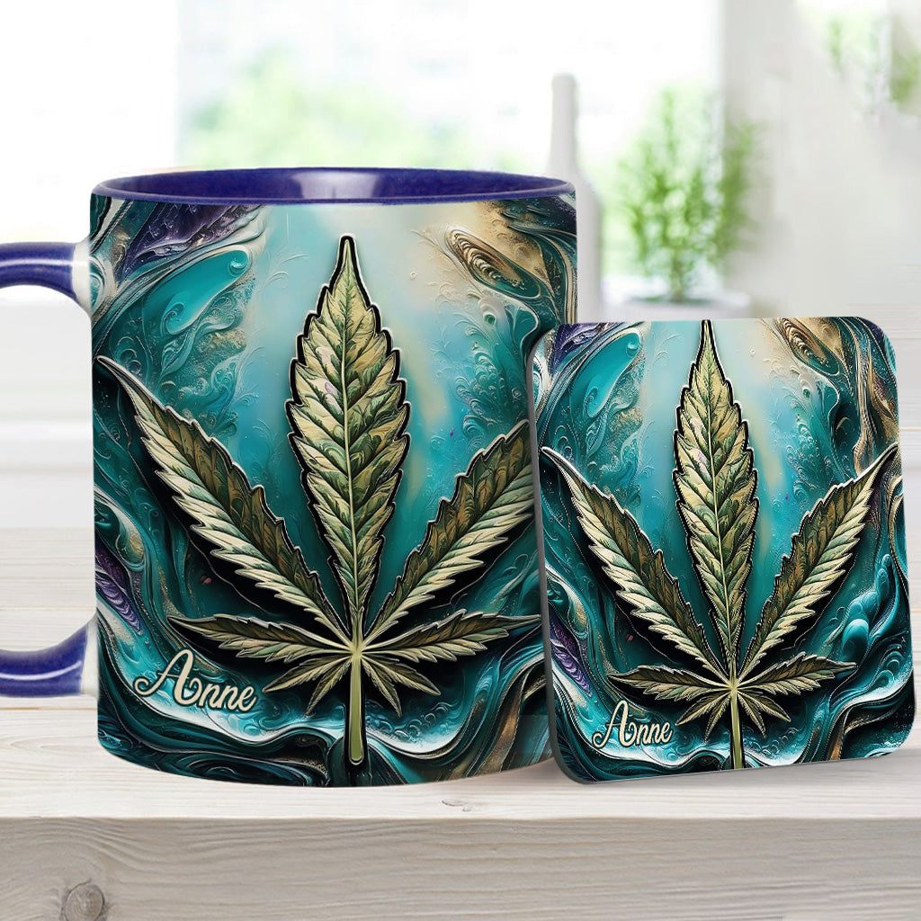 Psychedelic - Personalized Weed Accent Mug