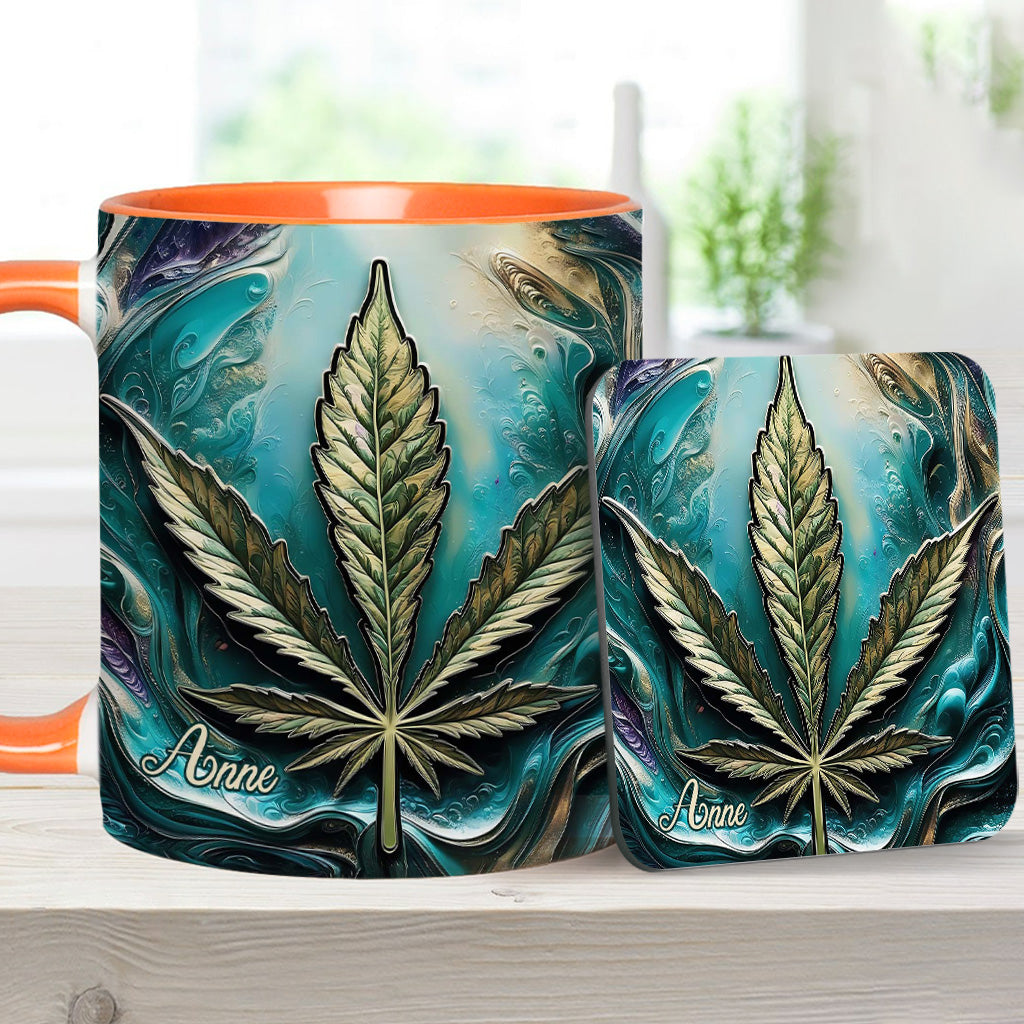 Psychedelic - Personalized Weed Accent Mug