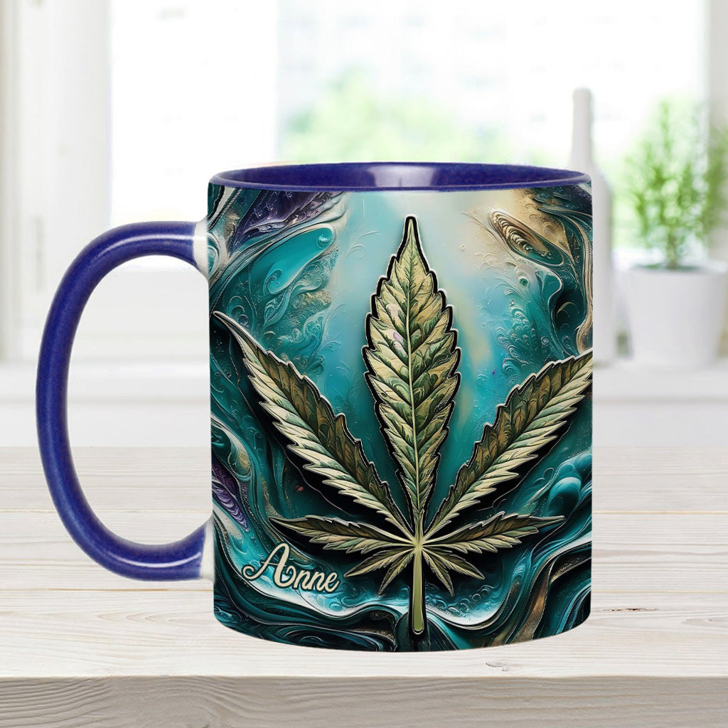 Psychedelic - Personalized Weed Accent Mug