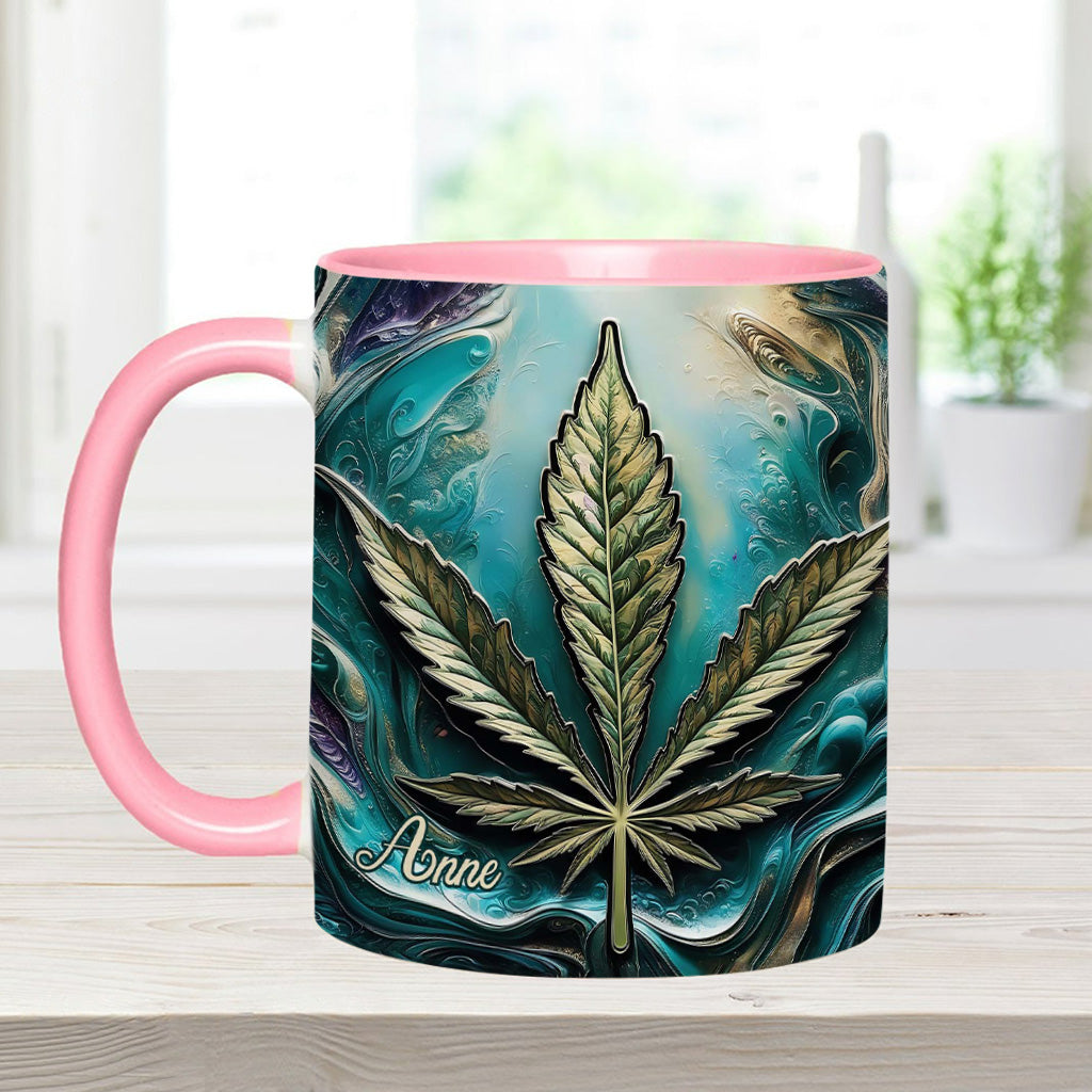 Psychedelic - Personalized Weed Accent Mug