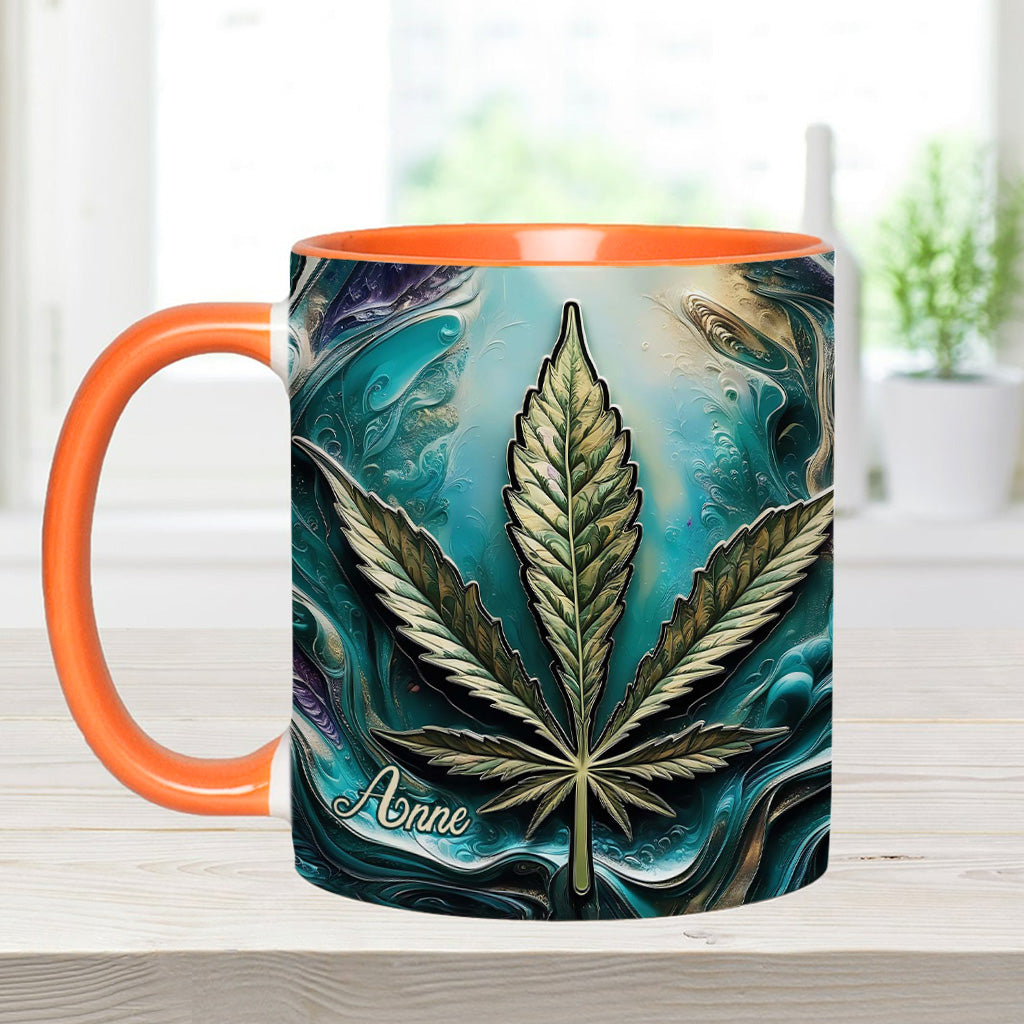 Psychedelic - Personalized Weed Accent Mug