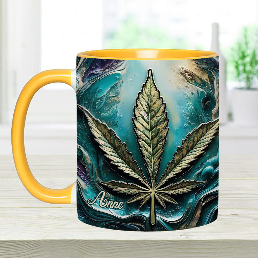 Psychedelic - Personalized Weed Accent Mug
