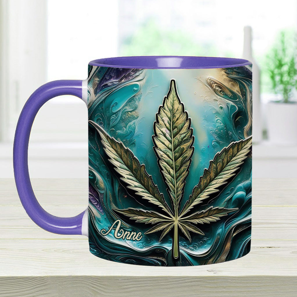 Psychedelic - Personalized Weed Accent Mug