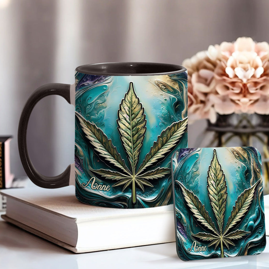 Psychedelic - Personalized Weed Accent Mug