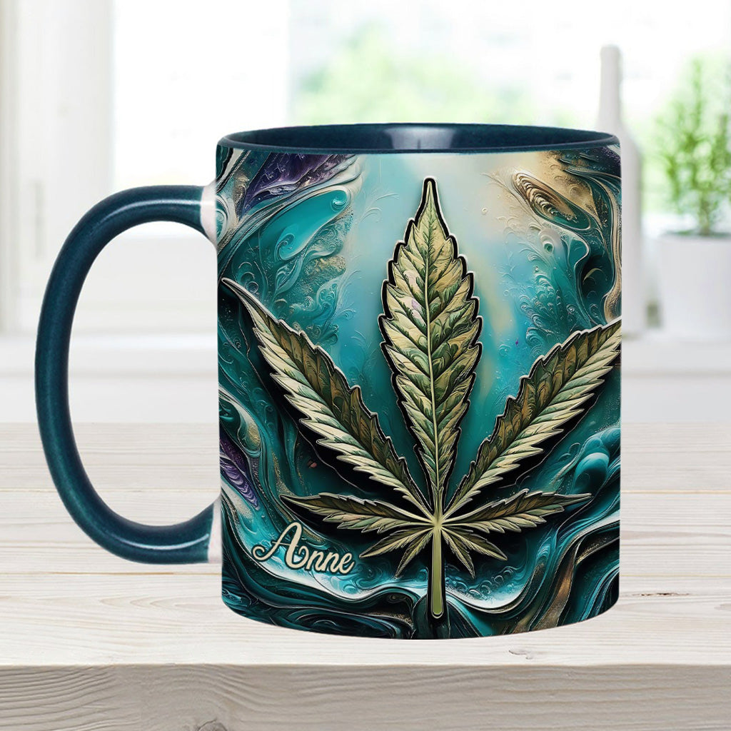 Psychedelic - Personalized Weed Accent Mug