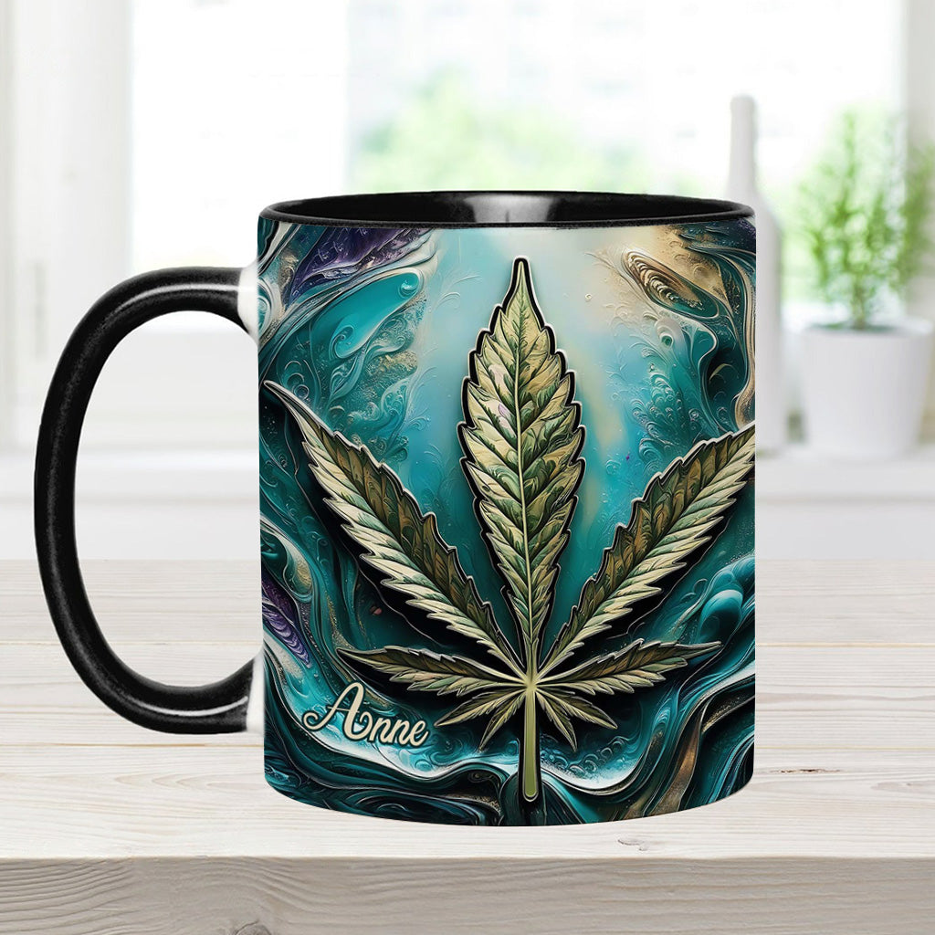 Psychedelic - Personalized Weed Accent Mug