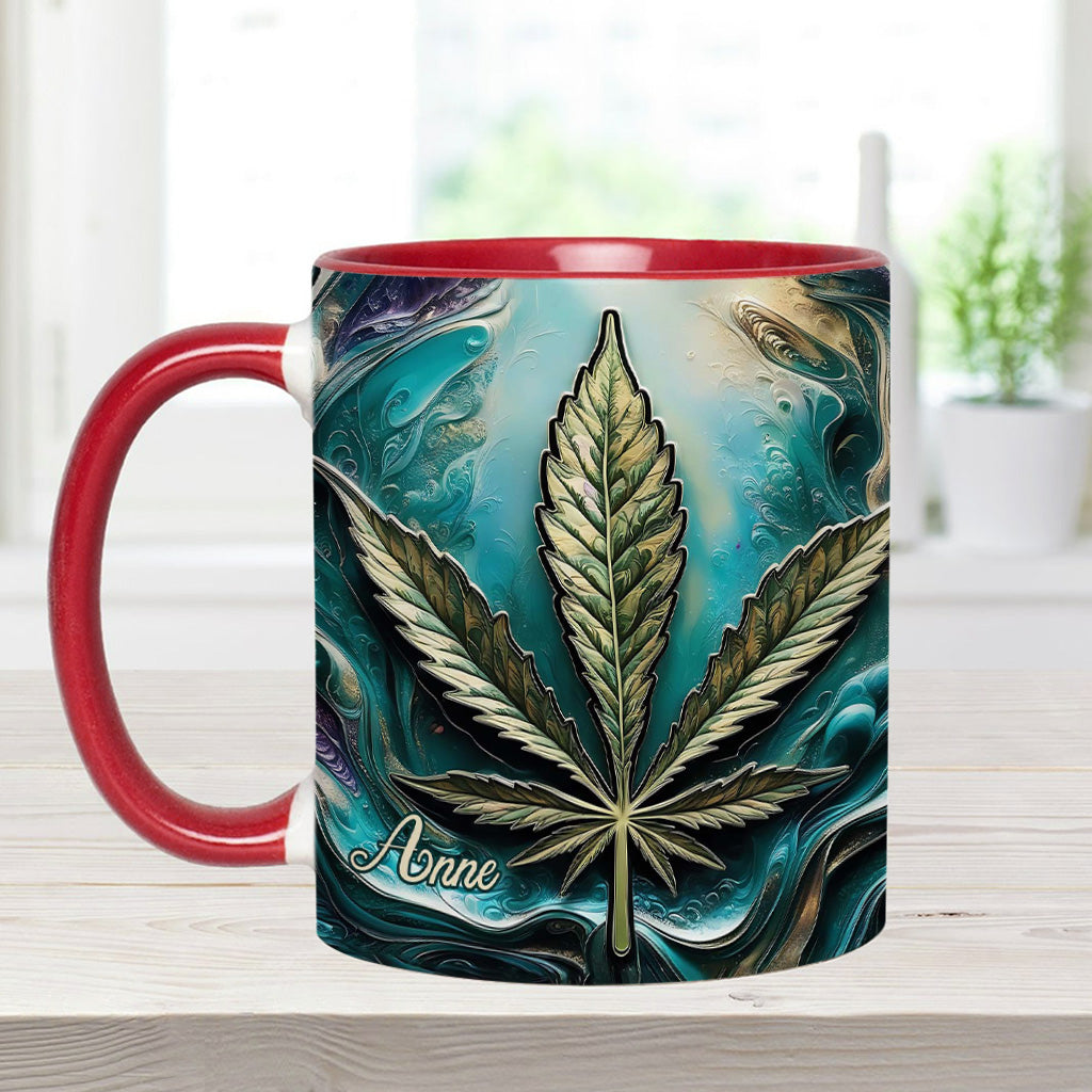 Psychedelic - Personalized Weed Accent Mug