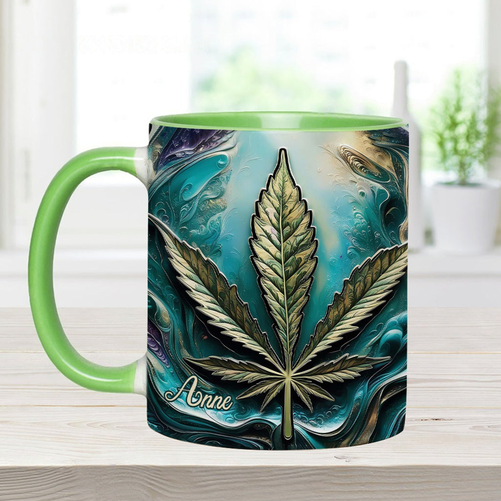 Psychedelic - Personalized Weed Accent Mug