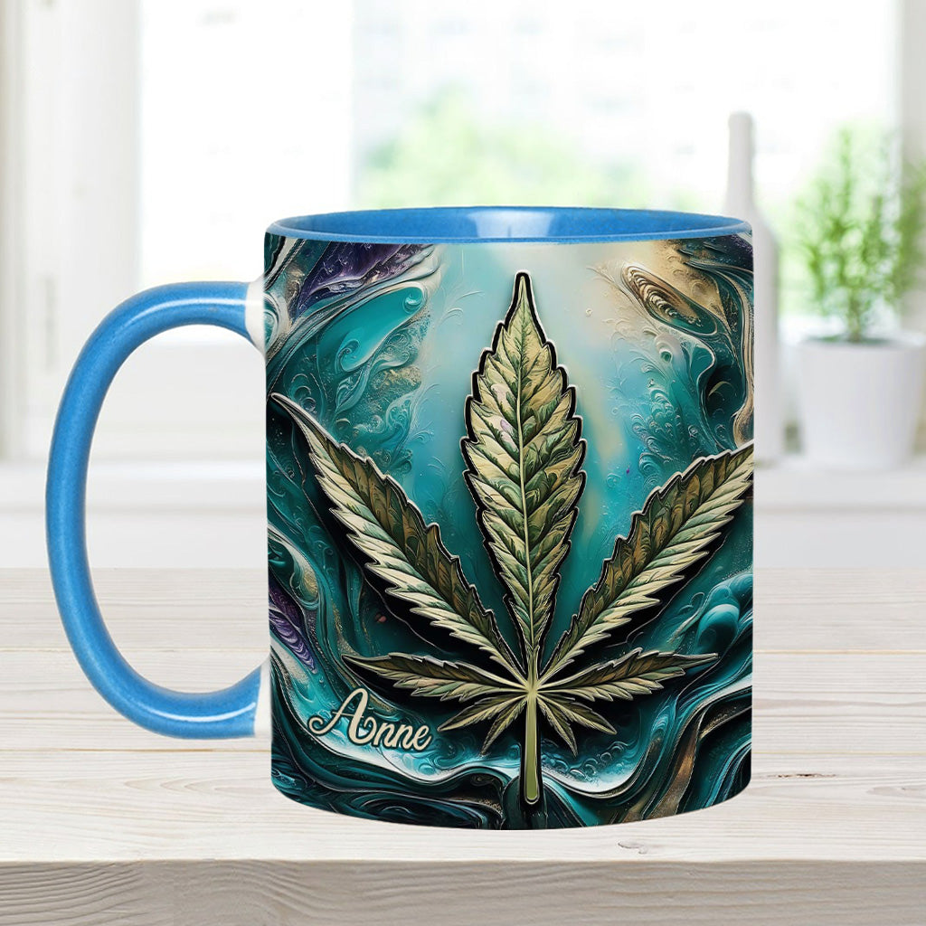 Psychedelic - Personalized Weed Accent Mug