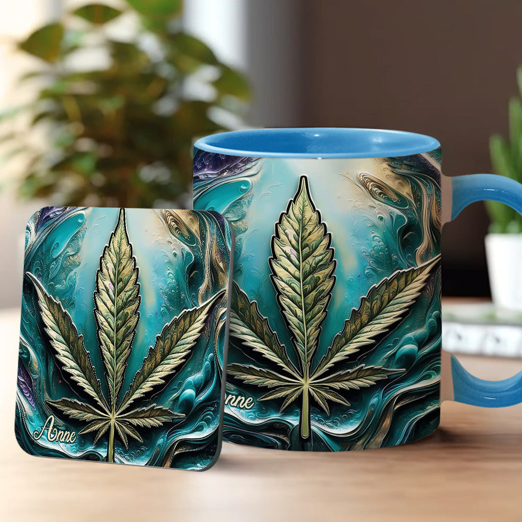 Psychedelic - Personalized Weed Accent Mug