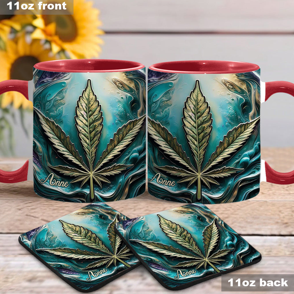 Psychedelic - Personalized Weed Accent Mug