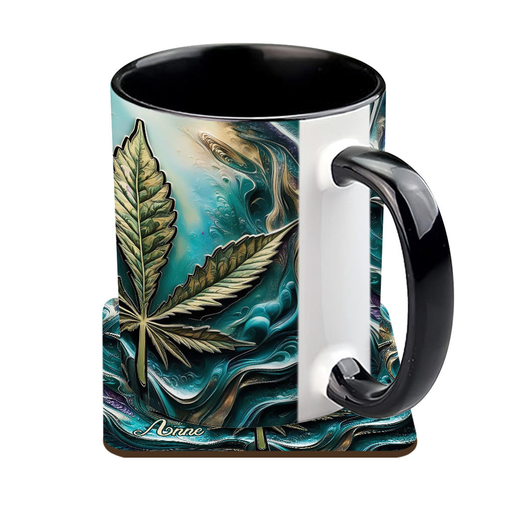Psychedelic - Personalized Weed Accent Mug