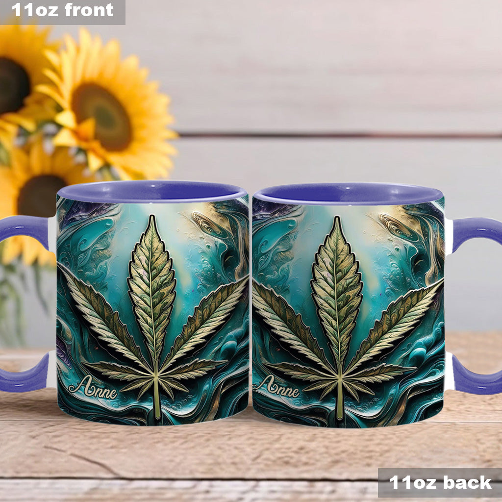 Psychedelic - Personalized Weed Accent Mug